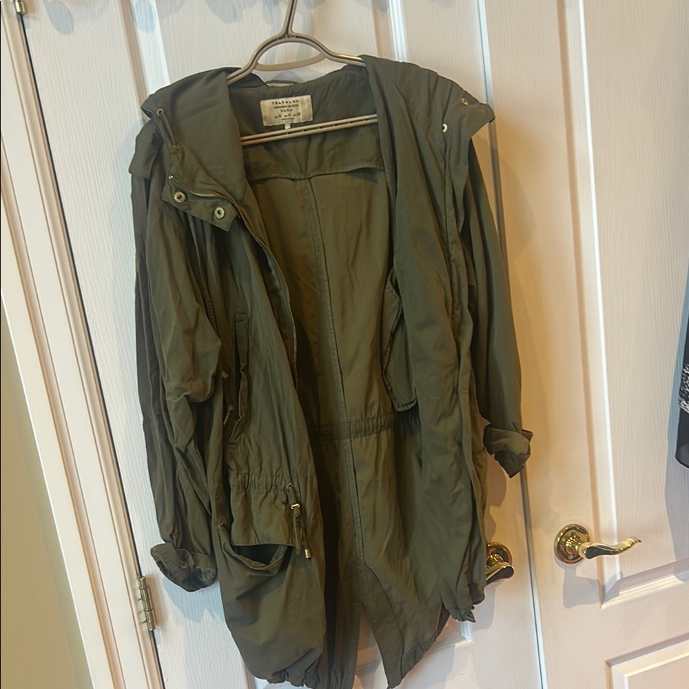 Olive Green Women's Jacket ZARA